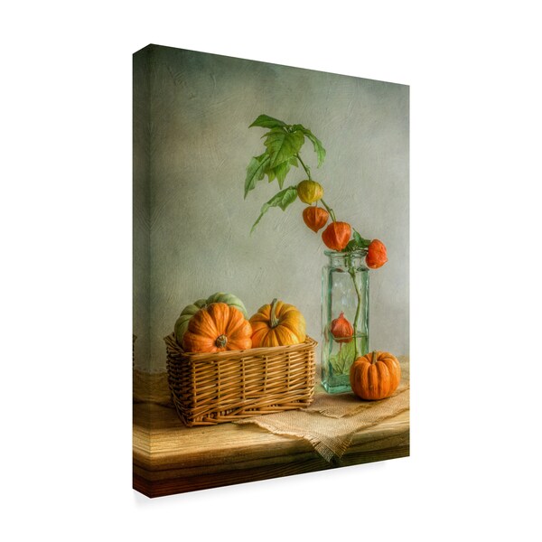 Mandy Disher 'Autumn Pumpkins Ii' Canvas Art,14x19